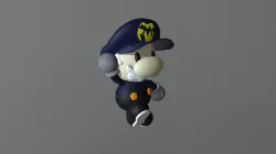 Monopoly Mario Jump Pose