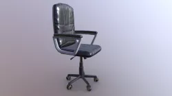Office (home) black chair.