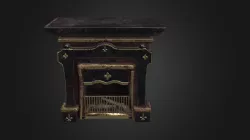 Old Victorian Fireplace