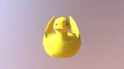 Rubber Duck Low Poly