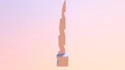 Small Throwing Dagger Model