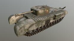 Churchill Mk. VII A22F- WW2 British Heavy Tank - Buy Royalty Free 3D model  by JEROLPOA (@JEROLPOA) [b77c996]