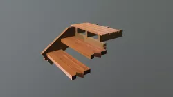 Timber Stair - String to Bearer - Top