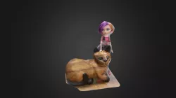 ULTRA Katie Cat Figure Obj