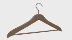 Wooden coat hanger 1