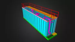 500 BBL Rectangular Tank