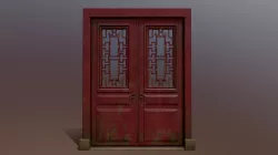 Asian inspired door