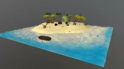 Beach Low-Poly