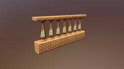 Desert Temple Wall