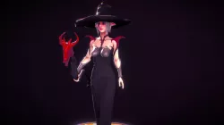 Female elf mage warrior