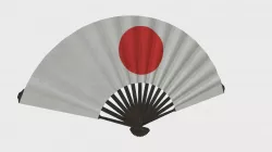 Folding hand fan