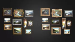Framed Oil Paintings Pack Vol.2 | Game Assets