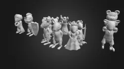 Free 3D Prints Class of 2016 Gerbils