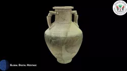 Glazed jar 2, Mleiha, Sharjah, UAE. 2nd C BCE