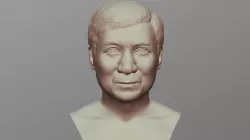 Jackie Chan bust for 3D printing