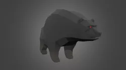 Low Poly Bear