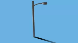 Low Poly Light Pole