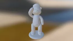 "Navy" Bear 3D Print