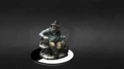 Old Man Statuette