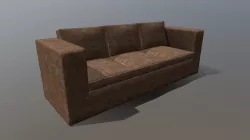 Old weathered sofa