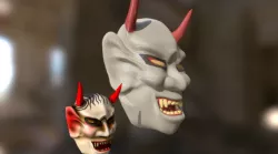 Oni Mask sculpt