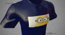 T-Shirt screen with card reader
