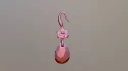 (wip) Amesthys Earring Highpoly