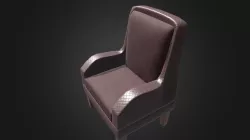 Antique Chair Red