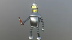 Bender Futurama Texturizado