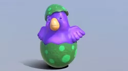Bird in egg