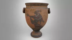 Black-figure vessel for incense