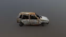 Burned Car
