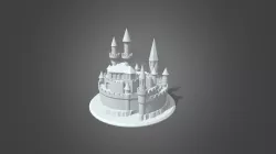 Castle 3d printing model