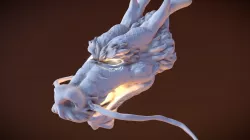 Dragon Head Print