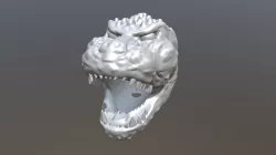 Godzilla Head V2