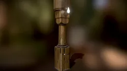Green Dragon Inn Entry Pillar