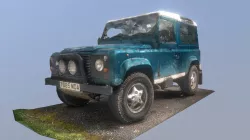 Land Rover raw scan