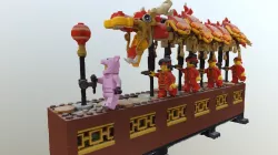 Lego  –  Dragon Dance 80102, Chinese New Year