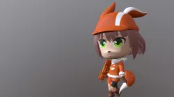 Llen SAO x GGO -- Chibi Version + Fox suits