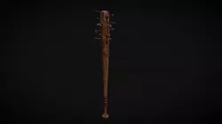 Low poly Baseball Bat melee weapon