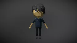 Low poly character Sam