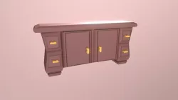 Modular encimera - lowpoly worktop furniture