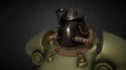 Power Armor from Fallout. Model T51