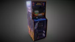 Retro Space Invaders Arcade Machine