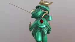 [Ruby Hills] - Samurai Pony Statue