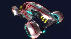 Sci-Fi Tron Car