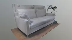 Sofa grey fabric Structure Core test