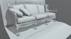 Sofa test with Structure Core on Skanect