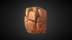 Stylised Cliff Rock