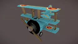 Stylized Sopwith Triplane